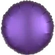 balon foliowy okragly fioletowy mat amscan 17 rnd
