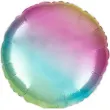 balon foliowy okragly pastelowy gradient flexmetal 9 rnd