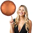 balon foliowy okragly satynowy miedziany amscan 17 rnd
