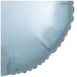 balon foliowy okragly satynowy niebieski jasny amscan 17 rnd