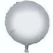 balon foliowy okragly srebrny godan 18 rnd