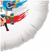 balon foliowy olimpiada paryz 2024 sport bialy 18 rnd
