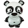 balon foliowy panda zoo czarno bialy 18 shp