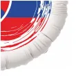 balon foliowy panstwa swiata slowacja bialy 18 rnd