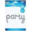 balon foliowy party srebrny godan 45 shp