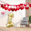 balon foliowy penis willy glamour zloty partydeco 44 shp