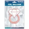 balon foliowy pierscionek z diamentem rozowe zloto partypal 31 shp