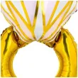 balon foliowy pierscionek zloty partydeco 21 shp