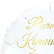 balon foliowy pierwsza komunia swieta golabek bialo zloty czakos 18 rnd