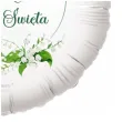 balon foliowy pierwsza komunia swieta konwalie 18 rnd