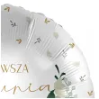 balon foliowy pierwsza komunia swieta liscie bialy premioloon 17 rnd