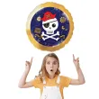 balon foliowy piracka czaszka mapa skarbu amscan 18 rnd