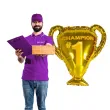balon foliowy puchar champion nr 1 zloty arpex 21 shp