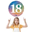 balon foliowy rainbow liczba 18 grabo 18 rnd