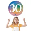 balon foliowy rainbow liczba 30 grabo 18 rnd