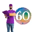 balon foliowy rainbow liczba 60 grabo 18 rnd