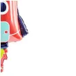 balon foliowy rakieta czerwony partydeco 45 shp
