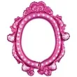 balon foliowy ramka ksiezniczki princess rozowy amscan 25 shp