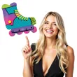 balon foliowy retro lyzworolki lata 90 amscan 27 shp