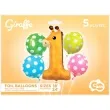 balon foliowy roczek zyrafa godan zestaw