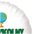 balon foliowy rok szkolny 2024 25 bialy 18 rnd