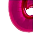 balon foliowy rozowa radosc cyfra 6 rozowy funnyfashion 41 dgt