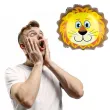 balon foliowy safari lew z dzungli partypal 12 shp