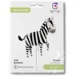 balon foliowy safari zebra betallic 50 shp