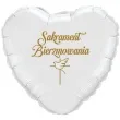 balon foliowy sakrament bierzmowania golebica bialo zloty 18 hrt