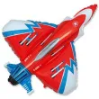 balon foliowy samolot f16 czerwony grabo 31 shp
