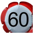 balon foliowy samopompujacy 60 urodziny traffic top ten 3 rnd