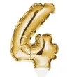 balon foliowy samopompujacy cyfra 4 zloty godan 9 dgt
