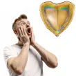 balon foliowy serca holo zloty grabo 18 hrt