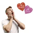 balon foliowy serca two hearts one love grabo 41 shp