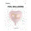 balon foliowy serce always and forever rozowy partydeco 18 hrt