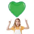 balon foliowy serce classic zielony partypal 18 hrt