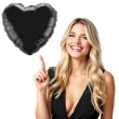 balon foliowy serce czarny flexmetal 18 hrt