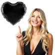 balon foliowy serce czarny partypal 18 hrt