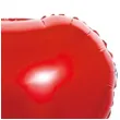 balon foliowy serce czerwony jix 32 hrt