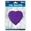 balon foliowy serce fioletowy partypal 18 hrt
