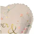 balon foliowy serce forever and always folat ecru 18 hrt