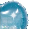 balon foliowy serce holo galactic turkusowy folat 24 hrt