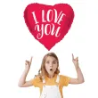 balon foliowy serce i love you czerwony folat 18 hrt