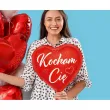 balon foliowy serce kocham cie czerwony godan 18 hrt