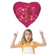 balon foliowy serce love is in the air bordowy folat 18 hrt