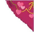 balon foliowy serce love is in the air bordowy folat 18 hrt