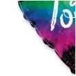 balon foliowy serce love is love teczowy flexmetal 18 hrt