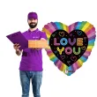 balon foliowy serce love neon grabo 18 hrt