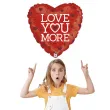 balon foliowy serce love you more czerwony grabo 18 hrt