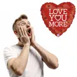 balon foliowy serce love you more czerwony grabo 18 hrt